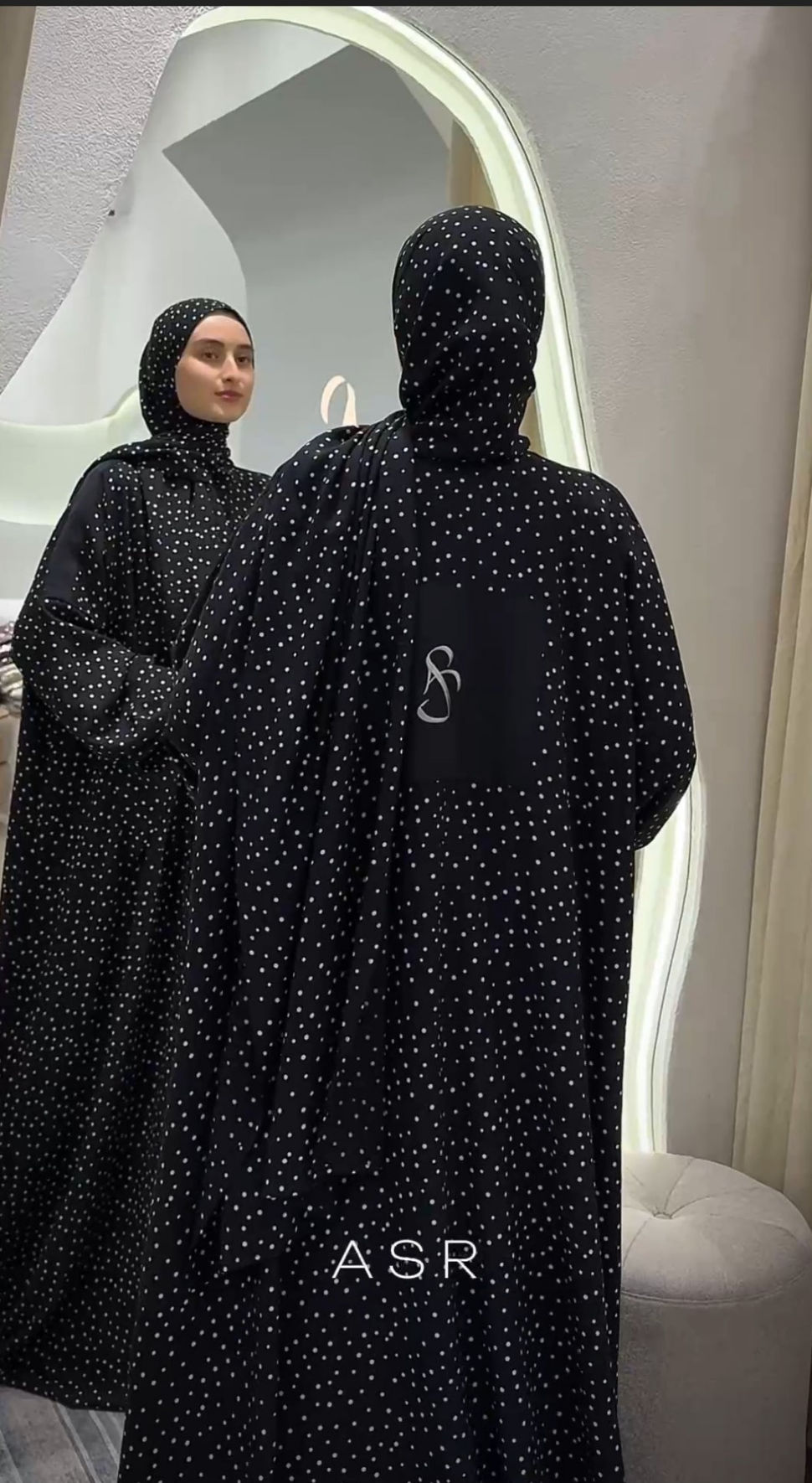 Bomullsiden klänning Abaya fashion