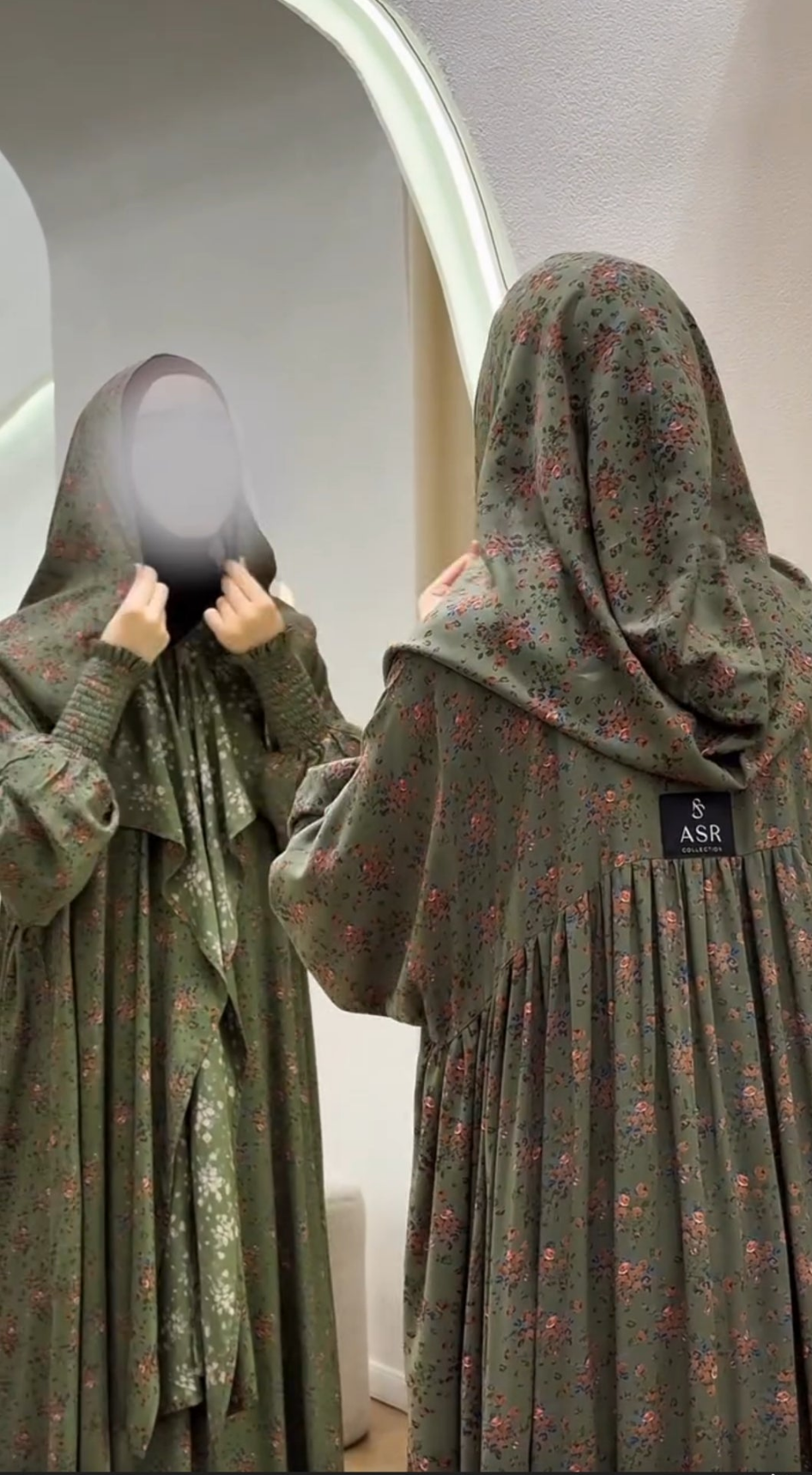 Bomullsiden klänning Abaya fashion