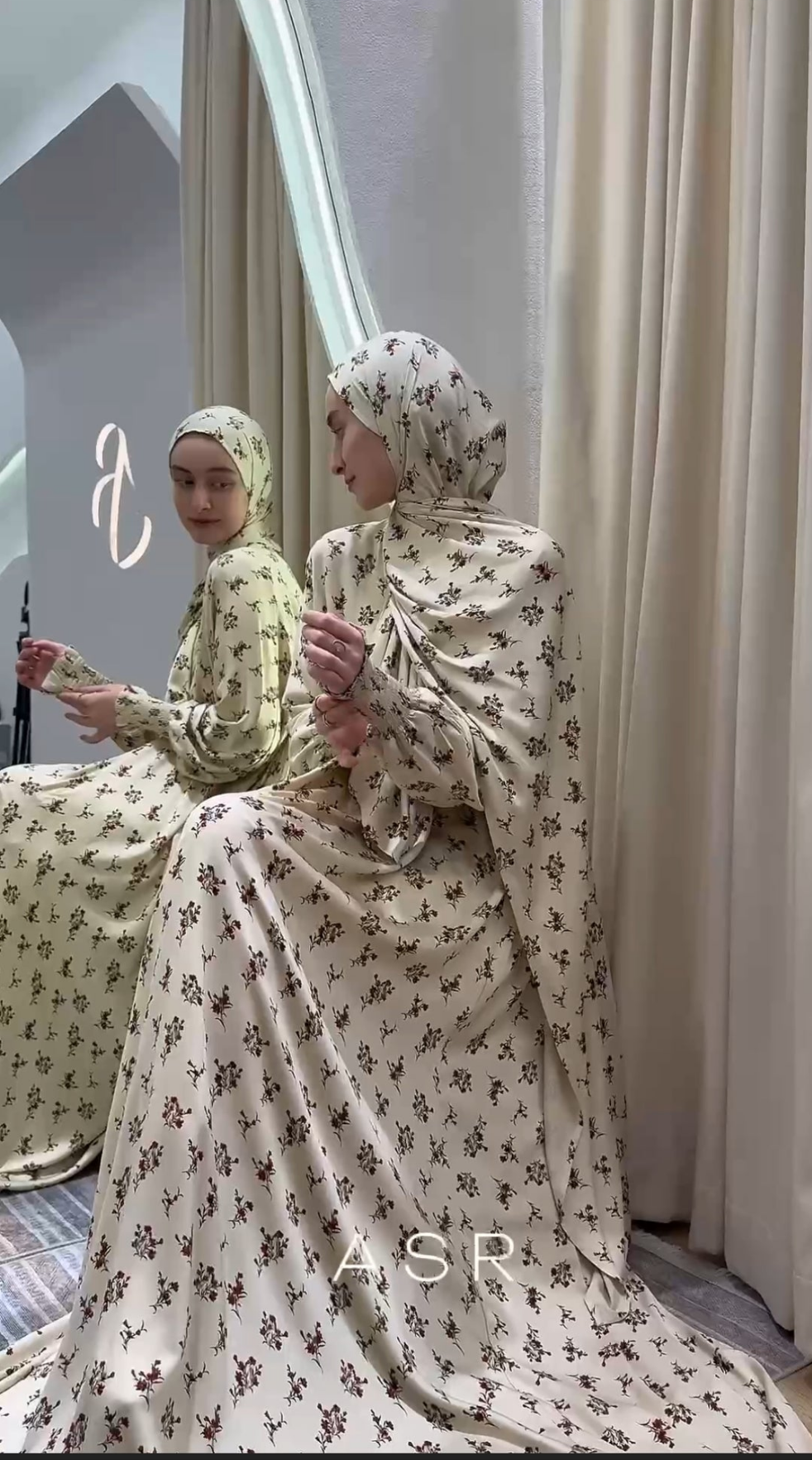 Sumaya silky klänning Abaya fashion