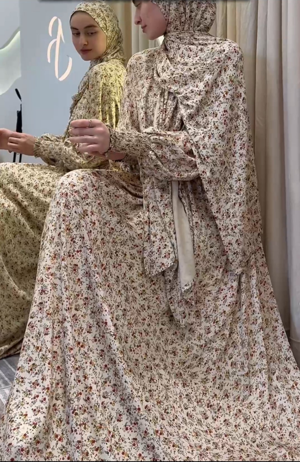 Sumaya silky klänning Abaya fashion