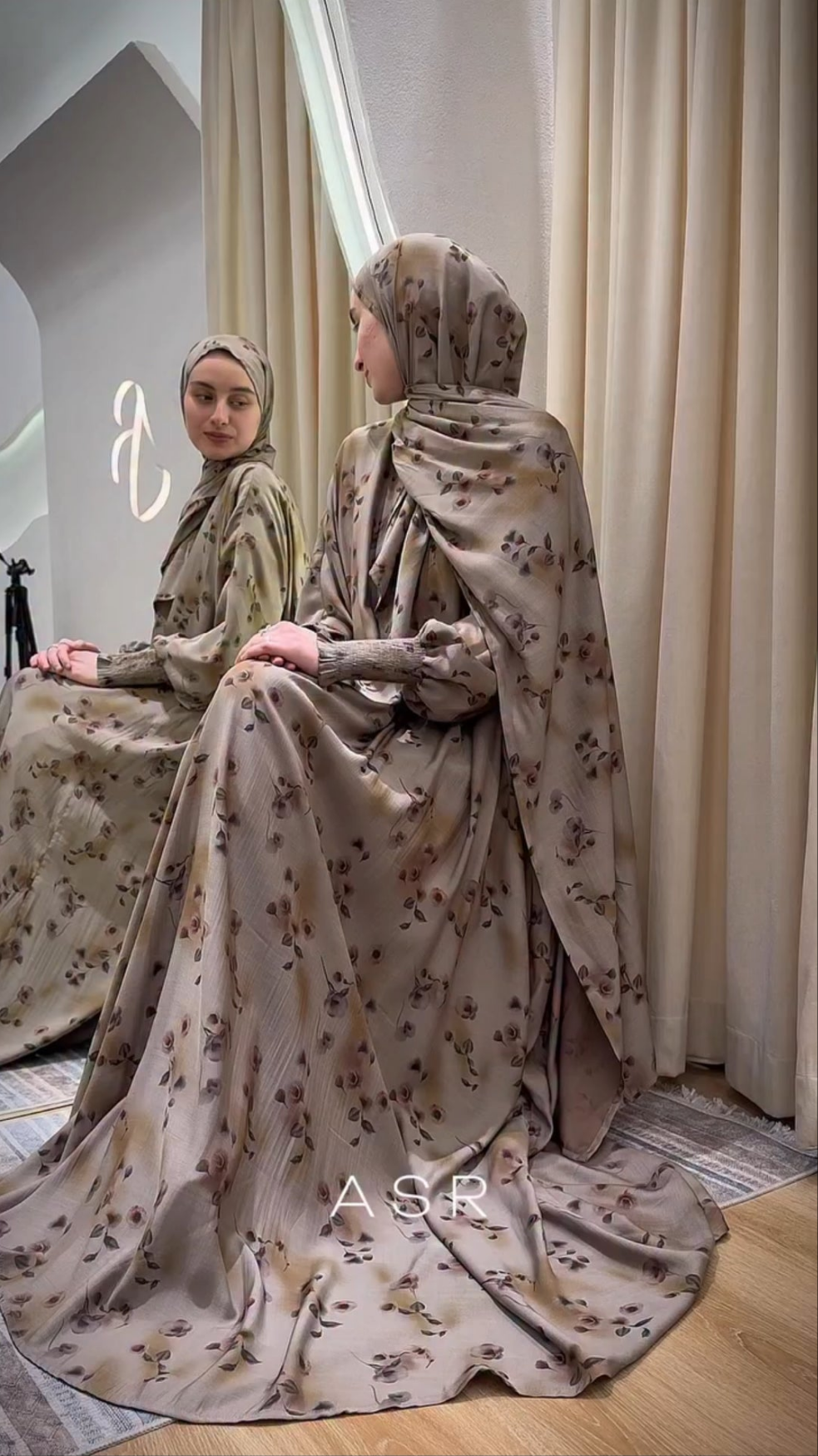 Silk Cupro Abaya fashion