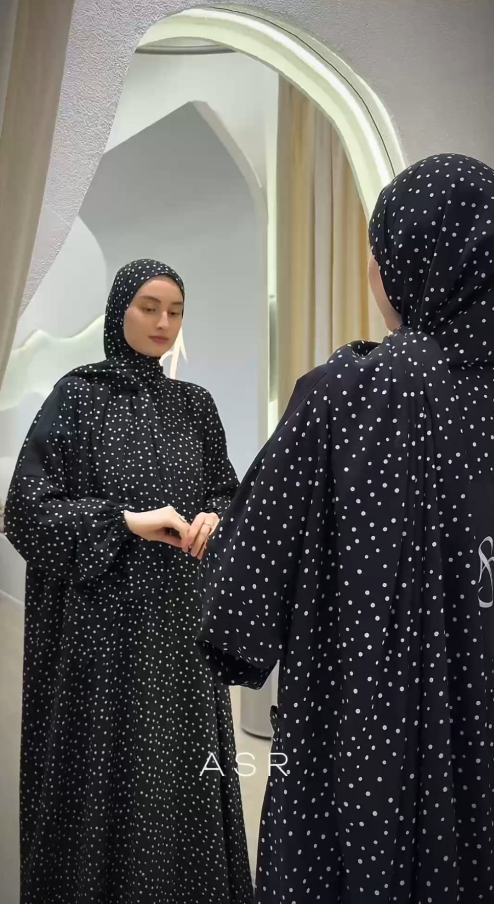 Bomullsiden klänning Abaya fashion