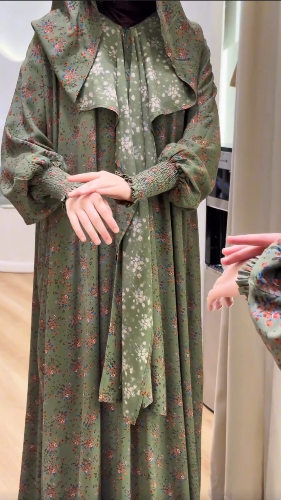Bomullsiden klänning Abaya fashion