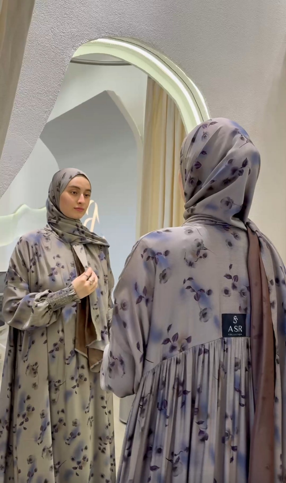 Silk Cupro Abaya fashion