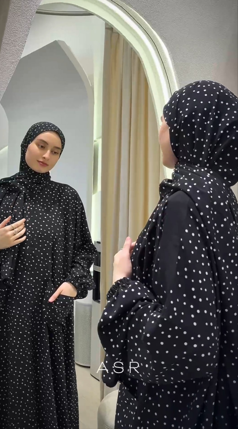 Bomullsiden klänning Abaya fashion