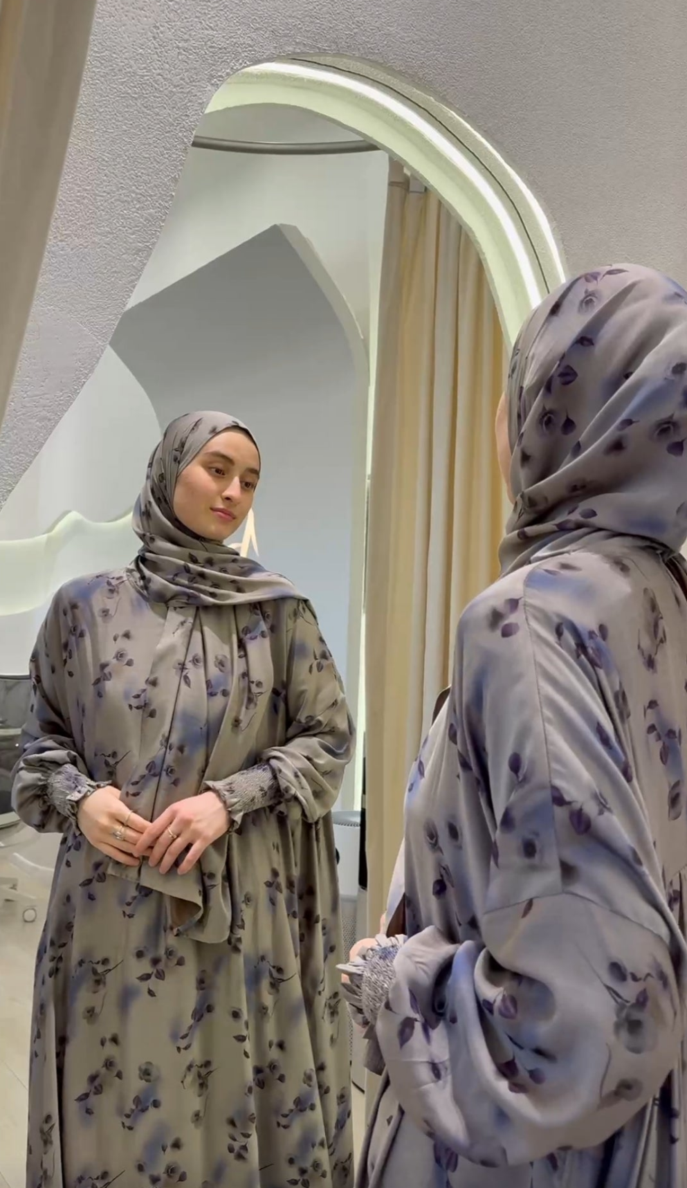Silk Cupro Abaya fashion