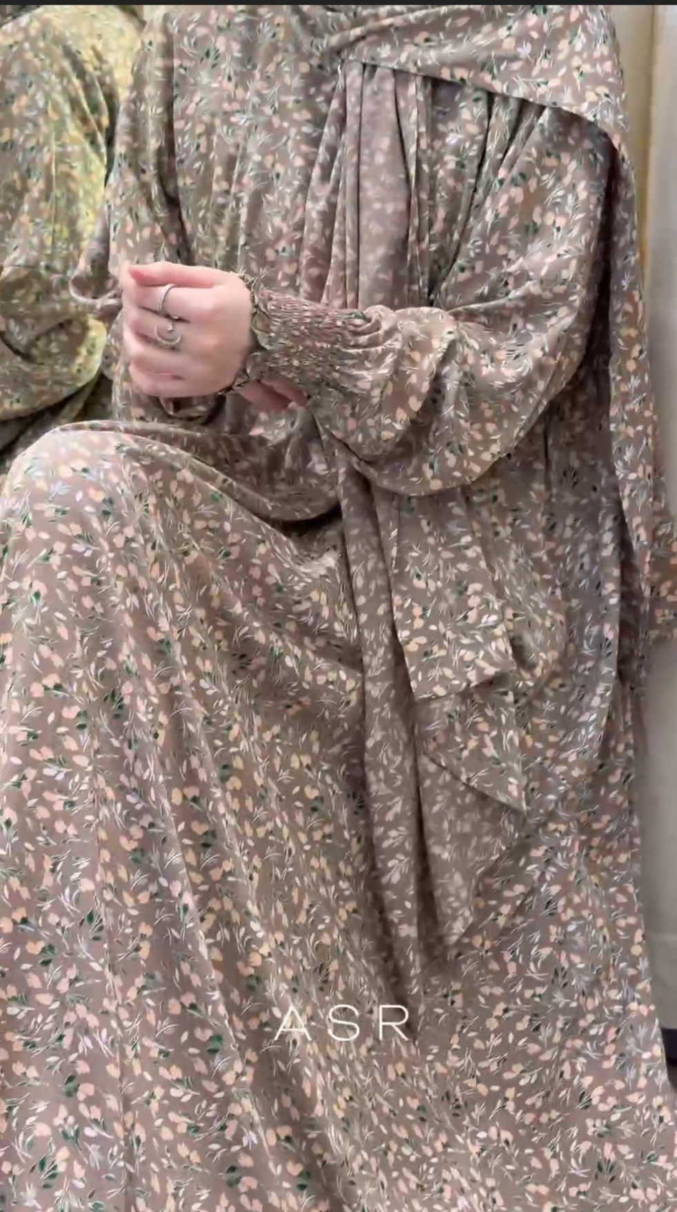 Bomullsiden klänning Abaya fashion