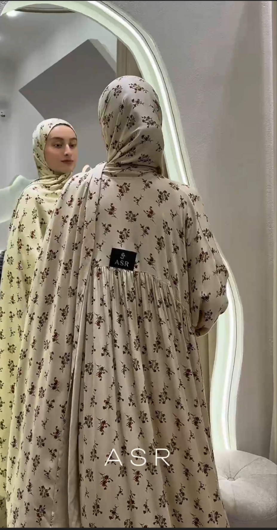 Sumaya silky klänning Abaya fashion