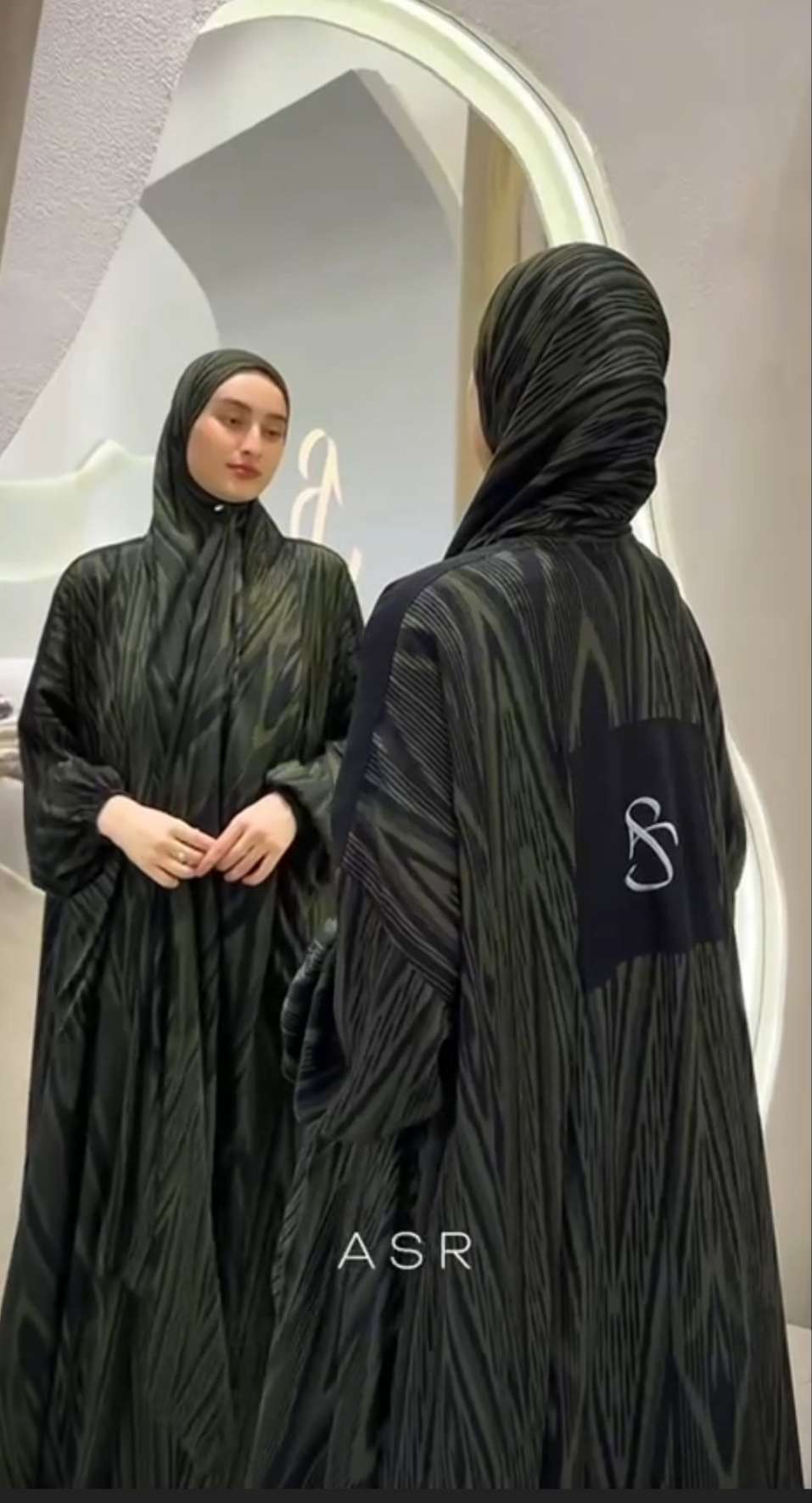 Bomullsiden klänning Abaya fashion