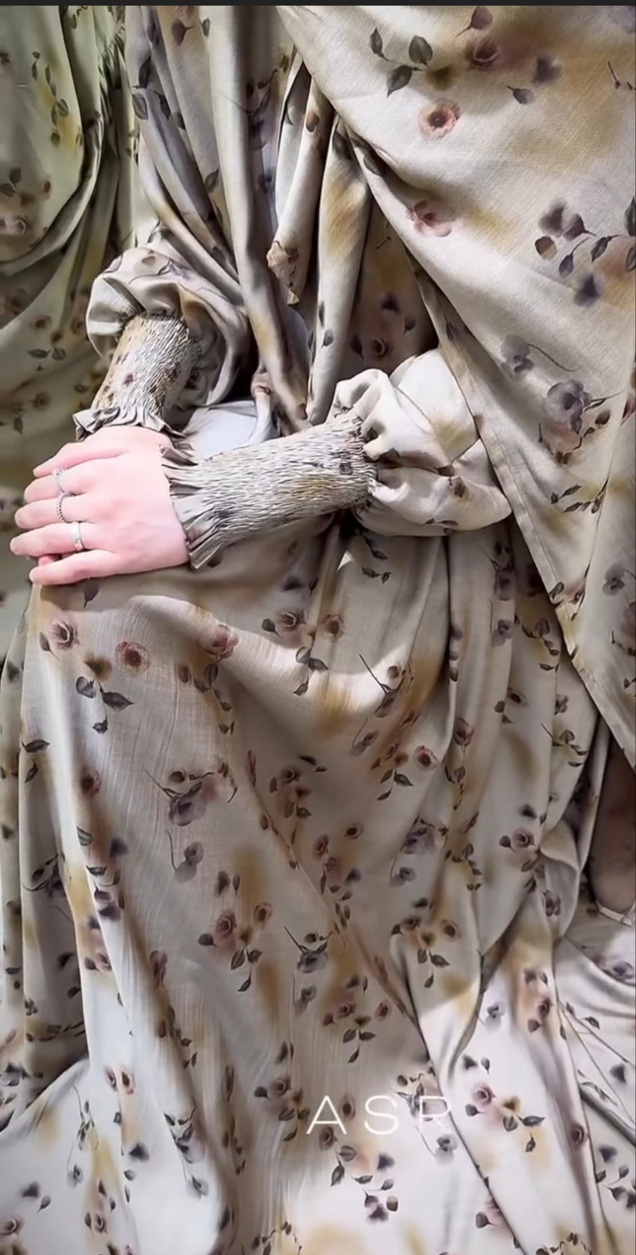 Silk Cupro Abaya fashion