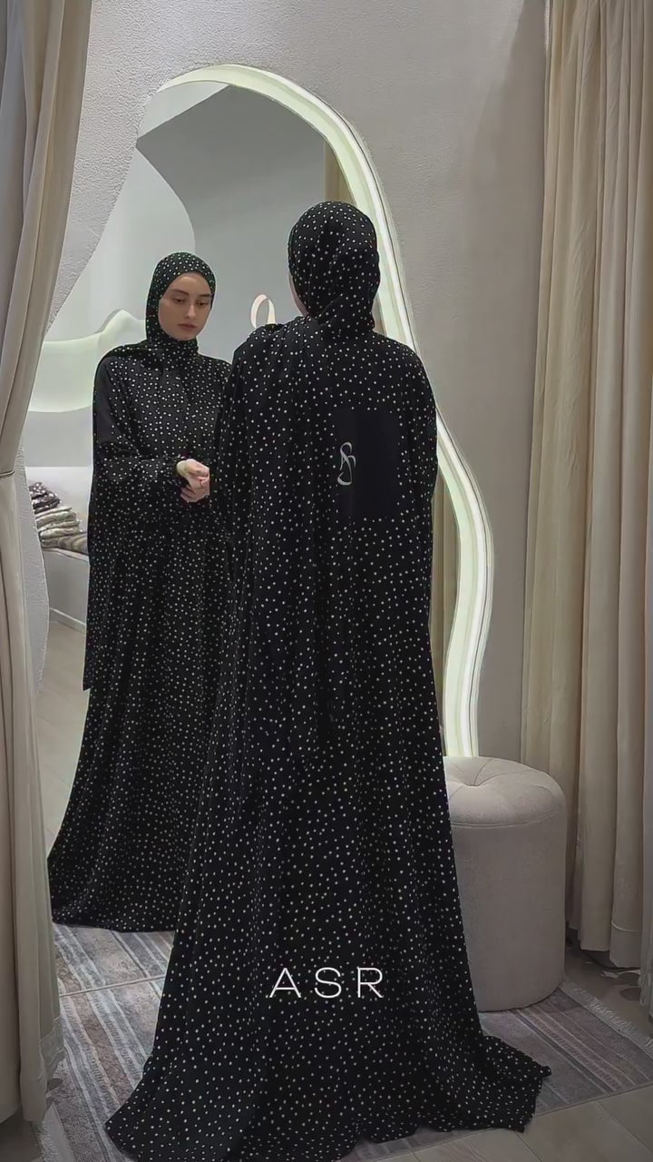 Bomullsiden klänning Abaya fashion