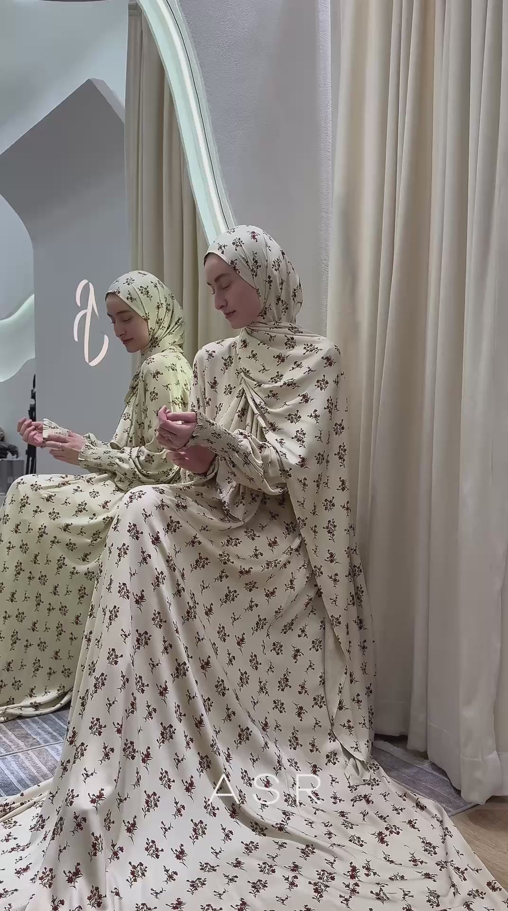 Sumaya silky klänning Abaya fashion