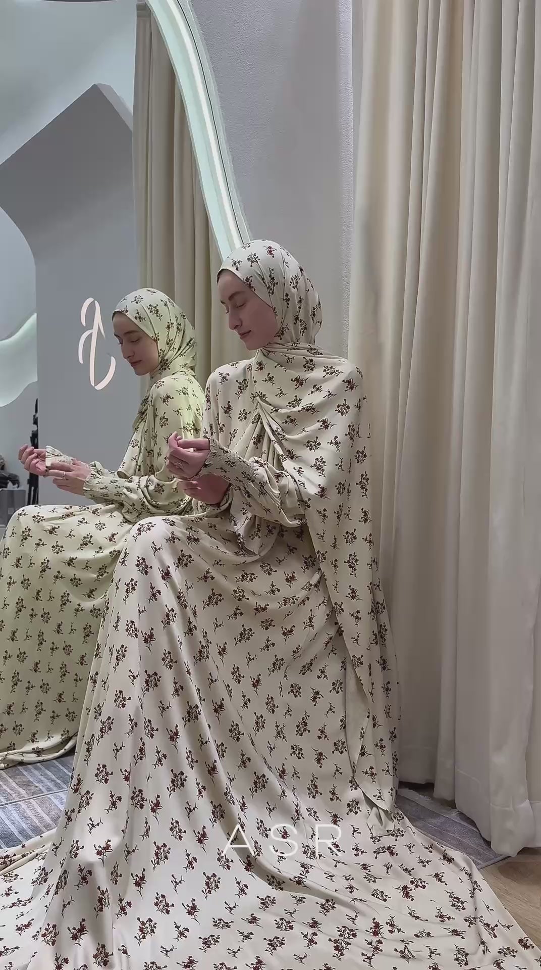 Sumaya silky klänning Abaya fashion