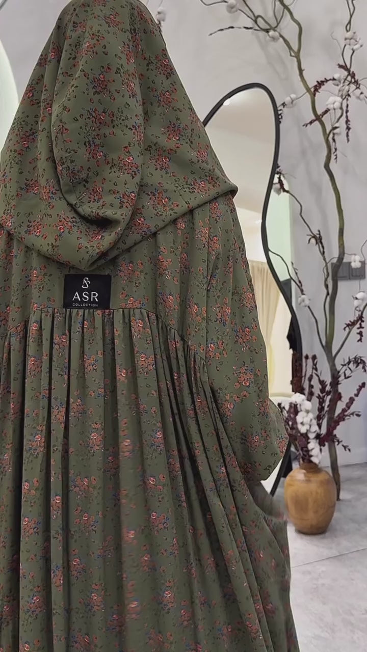 Bomullsiden klänning Abaya fashion
