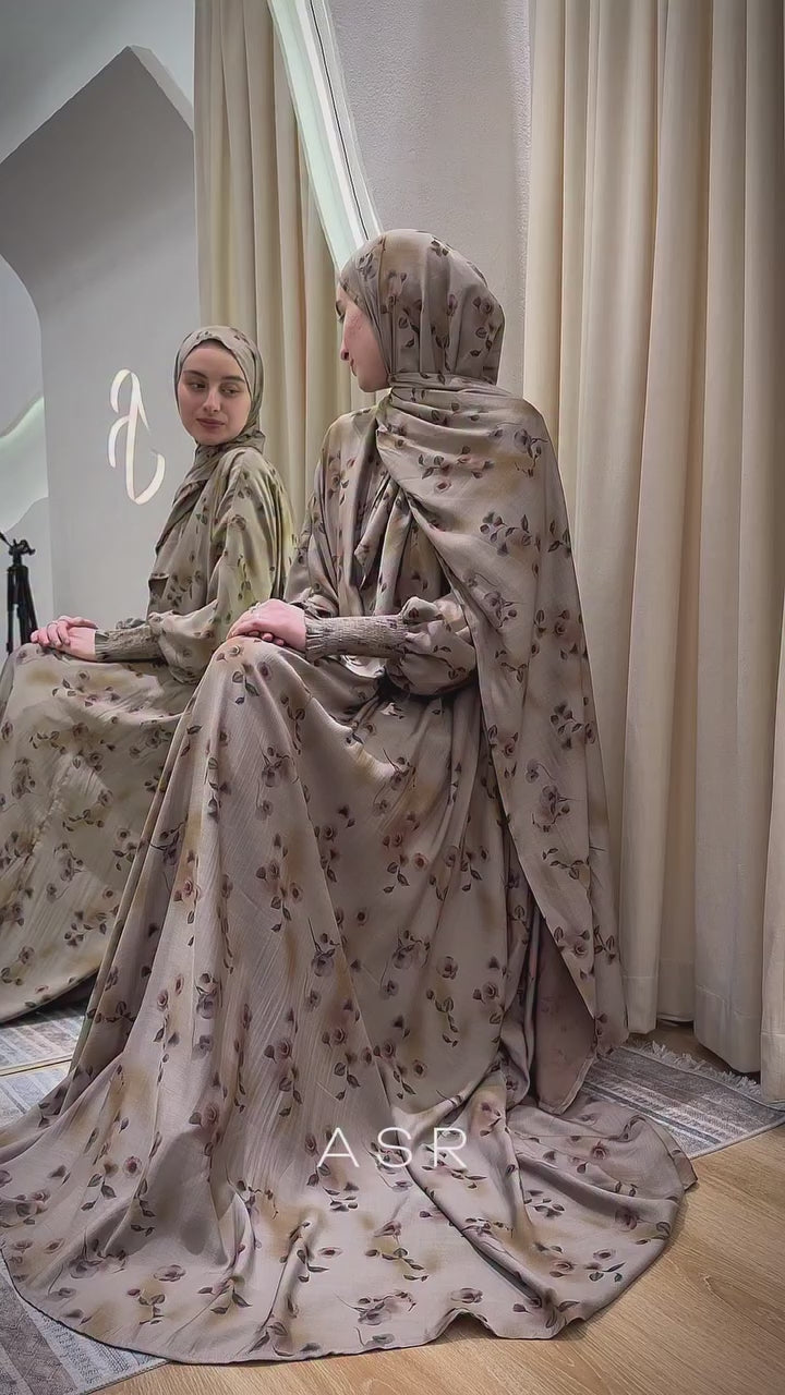 Silk Cupro Abaya fashion